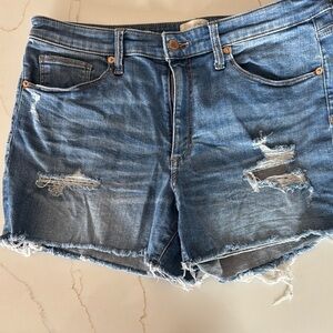Distressed Denim Women's Shorts